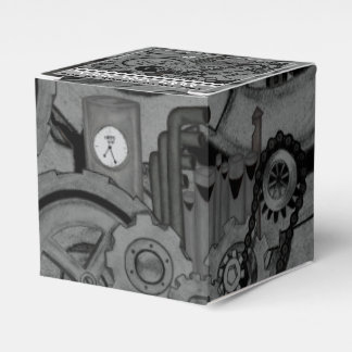 Steampunkmachines (monochrome) bedankdoosjes