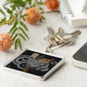 Steampunkmachines Sleutelhanger (Zijkant)