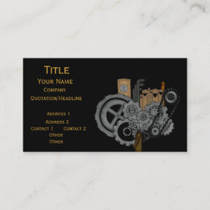 Steampunkmachines Visitekaartje