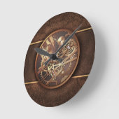 steampunkversnellers ronde klok (Hoek)