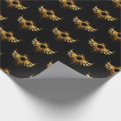 Steampunkvleugels Cadeaupapier (Hoek)