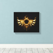 Steampunkvleugels Canvas Afdruk (Insitu (Houten vloer))