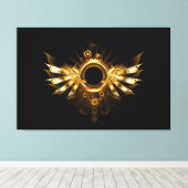 Steampunkvleugels Canvas Afdruk (Insitu (Houten vloer))