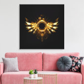 Steampunkvleugels Canvas Afdruk (Insitu (Woonkamer))
