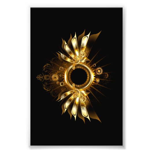 Steampunkvleugels Foto Afdruk (Voorkant)