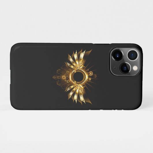Steampunkvleugels iPhone Hoesje (Achterkant horizontaal)