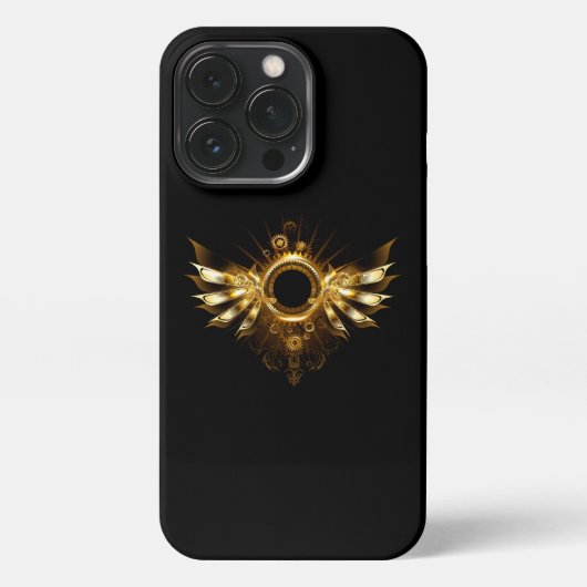 Steampunkvleugels iPhone Hoesje (Achterkant)