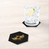 Steampunkvleugels Kartonnen Onderzetters (Insitu)