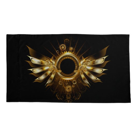 Steampunkvleugels Kussensloop (Achterkant)