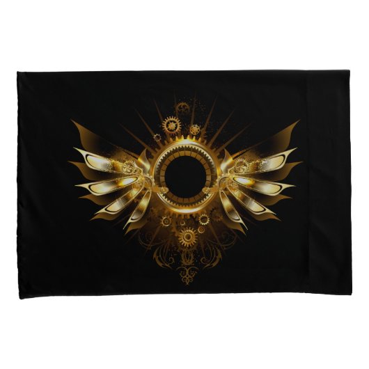 Steampunkvleugels Kussensloop (Voorkant-Rechts)