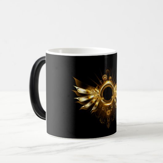 Steampunkvleugels Magische Mok (Voorkant links)