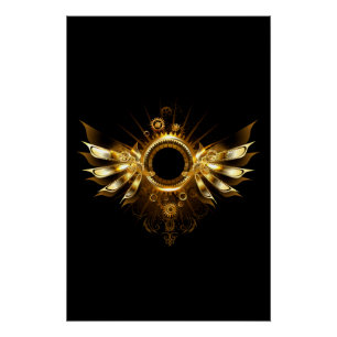 Steampunkvleugels Perfect Poster