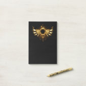 Steampunkvleugels Post-it® Notes (Op bureau)