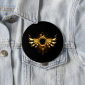 Steampunkvleugels Ronde Button 4,0 Cm (In situ)