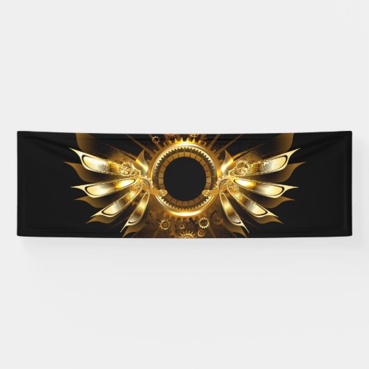 Steampunkvleugels Spandoek (Horizontaal)