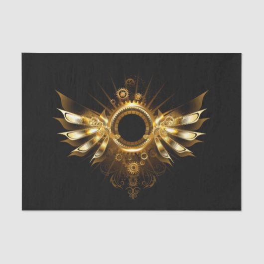 Steampunkvleugels Tissuepapier (Voorkant)