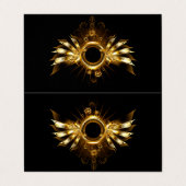 Steampunkvleugels Visitekaartjes (Buitenkant ongevouwen)