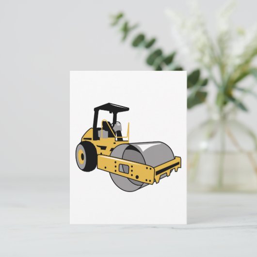 Steamroller Briefkaart (Staand voorkant)