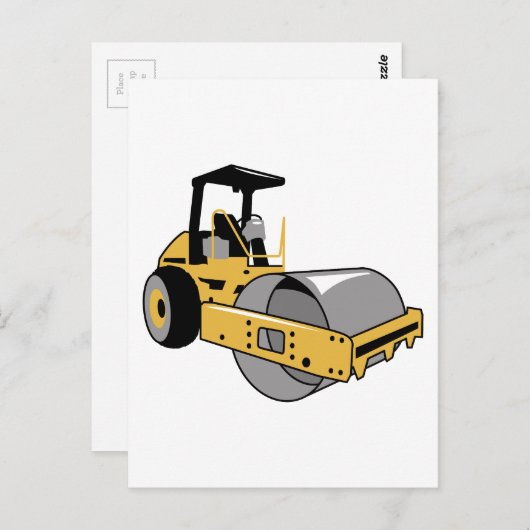 Steamroller Briefkaart (Voorkant / Achterkant)