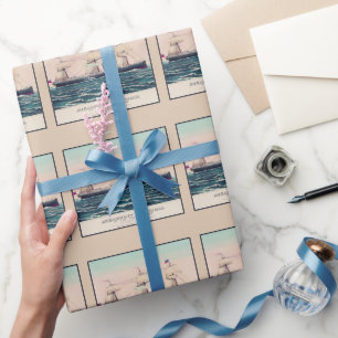 Steamship Victoria of the Anchor Line, 1876 Cadeaupapier