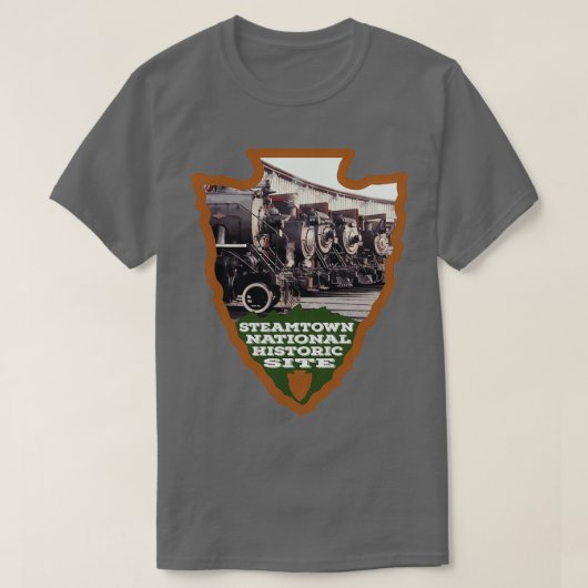 Steamtown National Historic Site arrowhead 1 T-shirt (Design voorkant)
