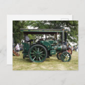 STEAMTRACTIEMOTOR BRIEFKAART (Voorkant / Achterkant)