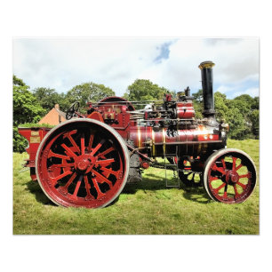 STEAMTRACTIEMOTOR FOTO AFDRUK