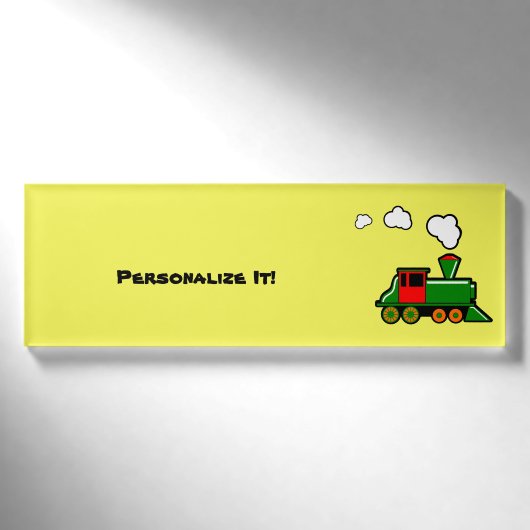 SteamTrain Naambadge (Voorkant)