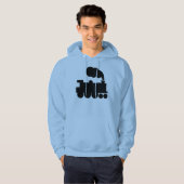 Steamtrainesymbool - zwart hoodie (Voorkant volledig)