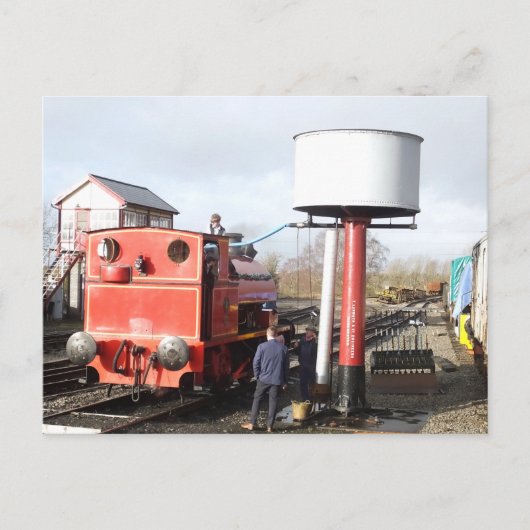 STEAMTREIN BRIEFKAART (Voorkant)