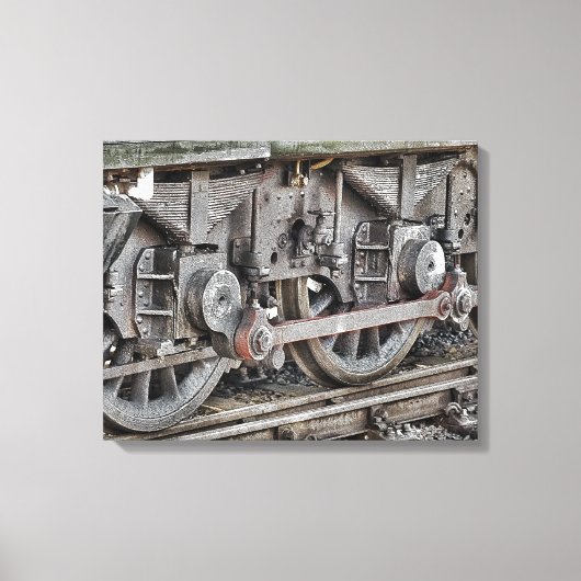 STEAMTREIN CANVAS AFDRUK (Voorkant)