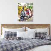 STEAMTREIN CANVAS AFDRUK (Insitu (Slaapkamer))