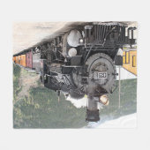 Steamtrein Colorado 8 Fleece Deken (Voorkant (Horizontaal))
