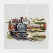 STEAMTREIN GLAS ORNAMENT (Achterkant)