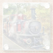 STEAMTREIN GLAZEN ONDERZETTER (Achterkant)