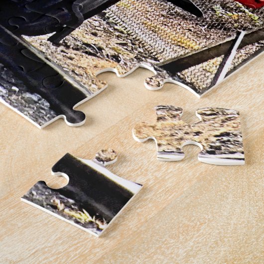 STEAMTREIN LEGPUZZEL (Zijkant)