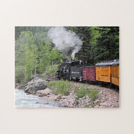 Steamtrein & rivier, Colorado Legpuzzel (Horizontaal)