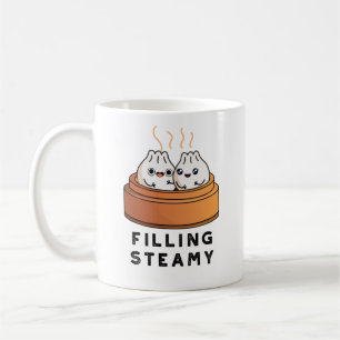 Steamy Funny Dimsum Bao Pun vullen Koffiemok