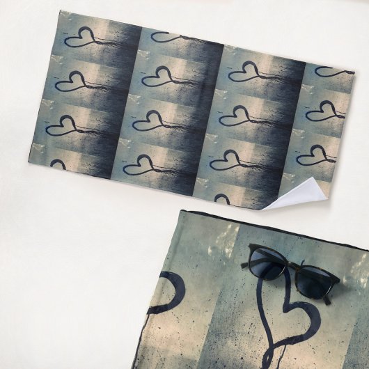 Steamy Hearts Strandlaken