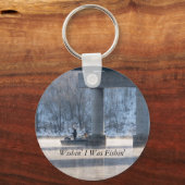 Steamy Winter Vist het Taneycomo-Sleutelhanger Sleutelhanger (Voorkant)