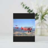 Stearman, PT-17, 1943_Classic Aviation Briefkaart (Staand voorkant)