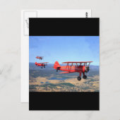 Stearman, PT-17, 1943_Classic Aviation Briefkaart (Voorkant / Achterkant)