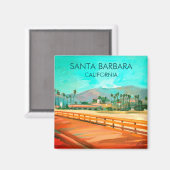Stearns Wharf - Santa Barbara, CA Magneet (Voorkant / Achterkant)