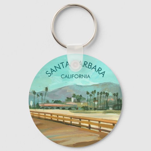 Stearns Wharf - Santa Barbara, CA Sleutelhanger (Voorkant)
