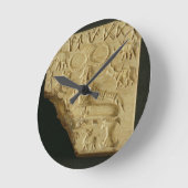 Steatite Pasupati, zeehond Mohenjodaro, 2300-1750  Ronde Klok (Hoek)