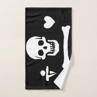 Stede Bonnet Piratenvlag Jolly Roger Handdoek