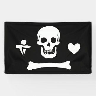 Stede Bonnet Piratenvlag Jolly Roger Spandoek