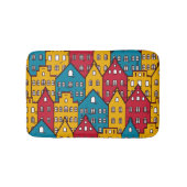 Stedelijk abstract:  stadspatroon badmat (Voorkant)