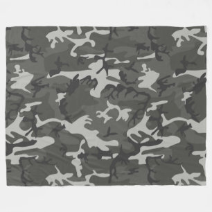 Stedelijk Camouflagepatroon Fleece Deken