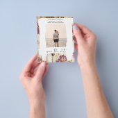 Stedelijk Chic Minimalistisch FOTO Bewaar De Data  Flyer (Hand)